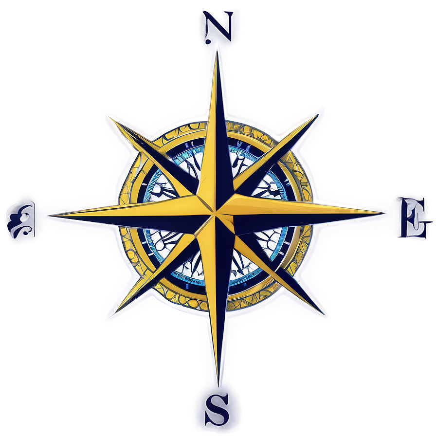 Nautical Compass Rose Graphic Png Dun PNG Image