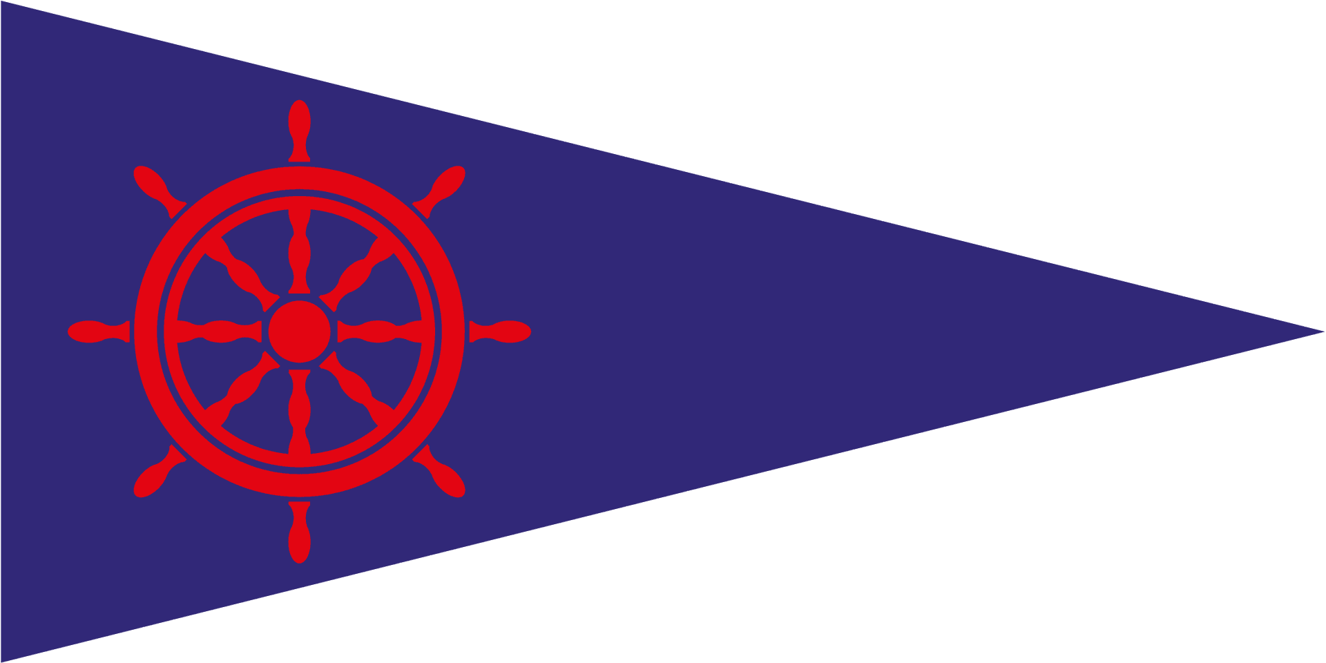 Nautical Pennant Design PNG Image