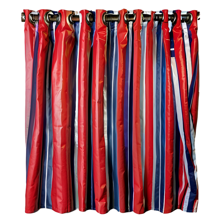 Nautical Striped Curtain Png 05252024 PNG Image