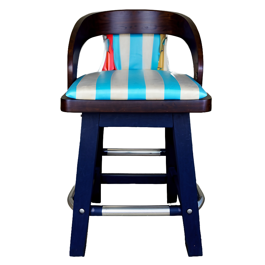 Nautical Theme Barstool Png Pmj PNG Image