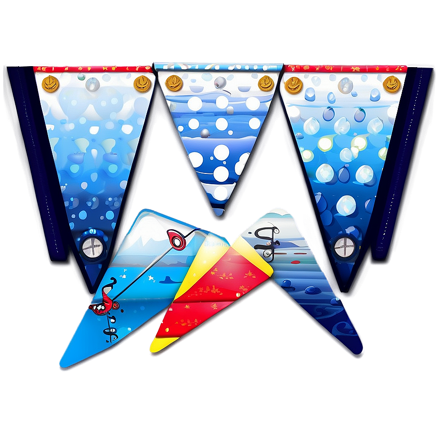 Nautical Triangle Banner Png 06272024 PNG Image