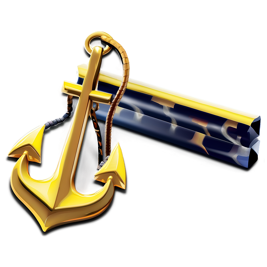 Navy Anchor A PNG Image