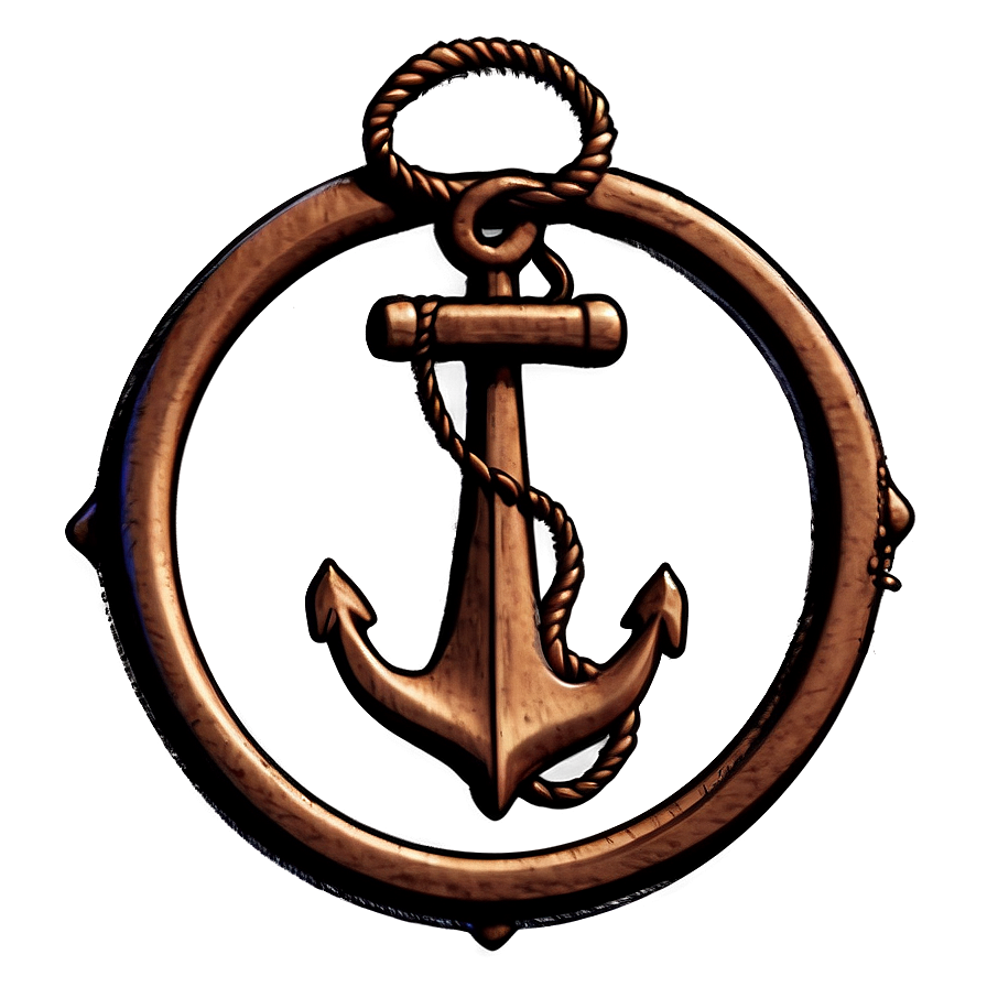 Navy Anchor In Circle Png Lqk17 PNG Image