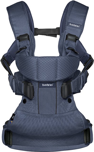 Navy Blue Baby Carrier PNG Image