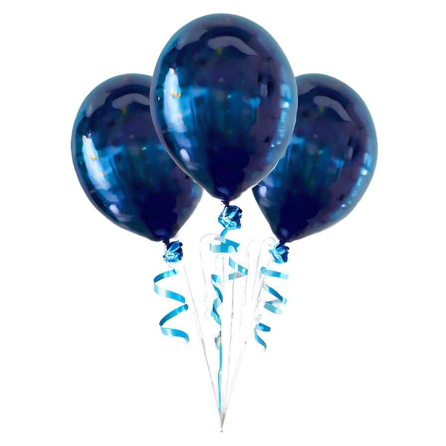 Navy Blue Balloons Png Rlt92 PNG Image