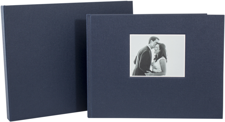 Navy Blue Photo Albums PNG Image