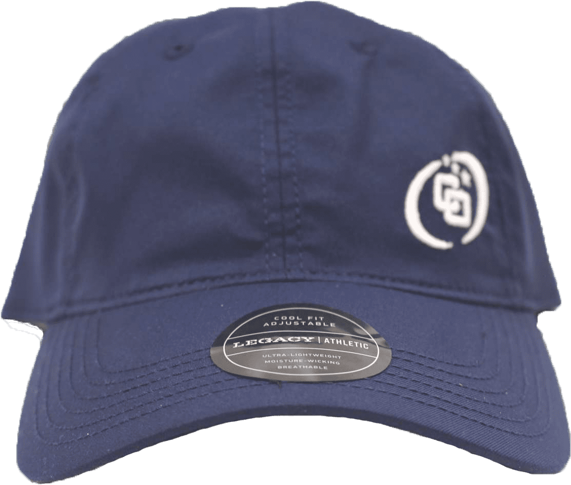 Navy Blue Sports Cap Logo PNG Image