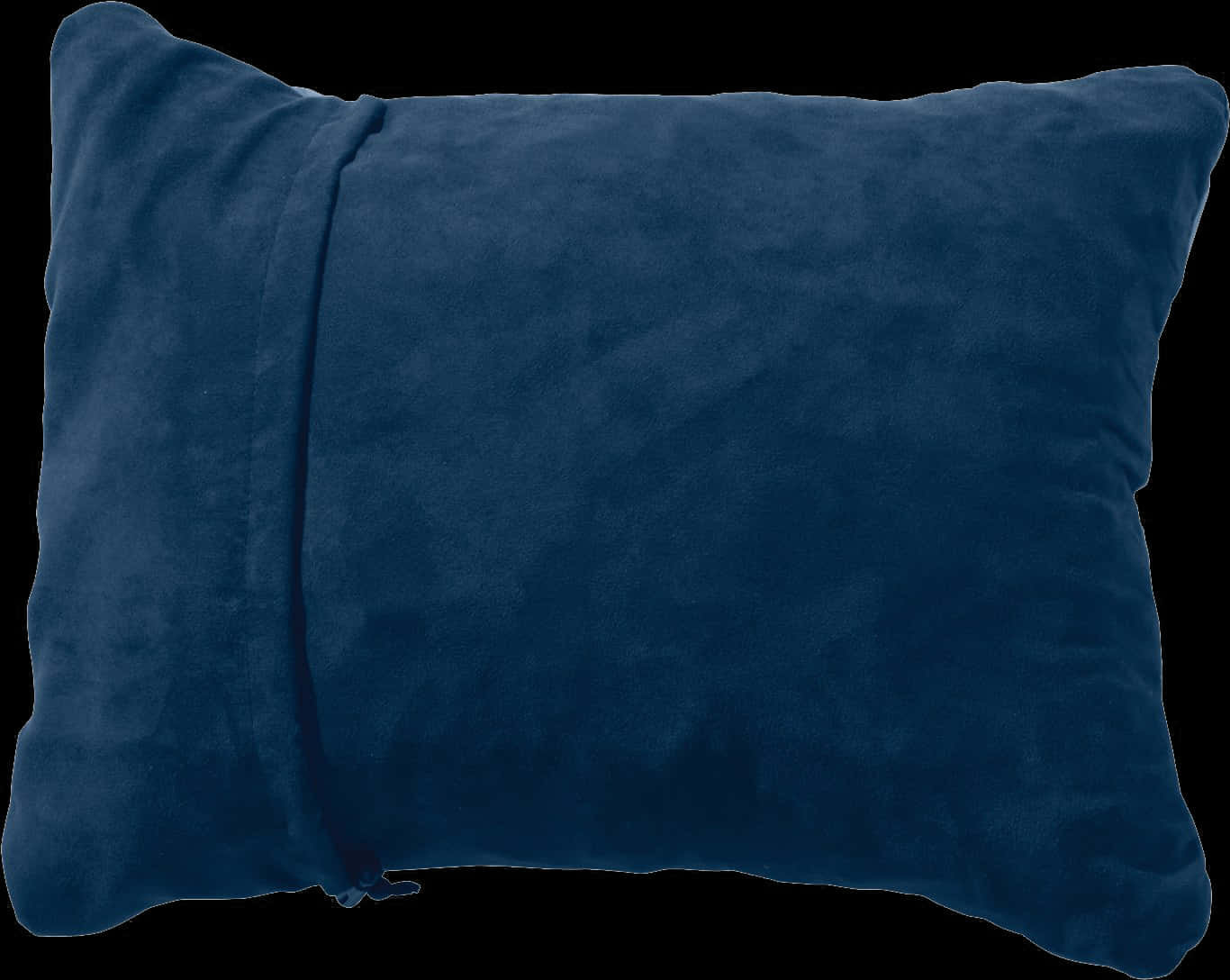 Navy Blue Velvet Pillow PNG Image