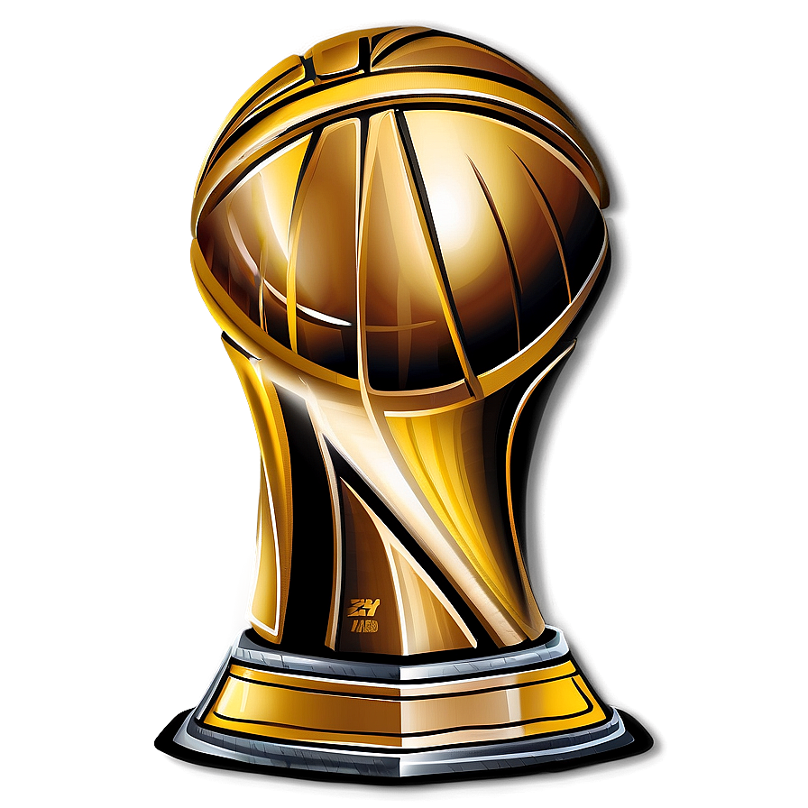 Nba Finals Trophy Illustration Png Mss PNG Image