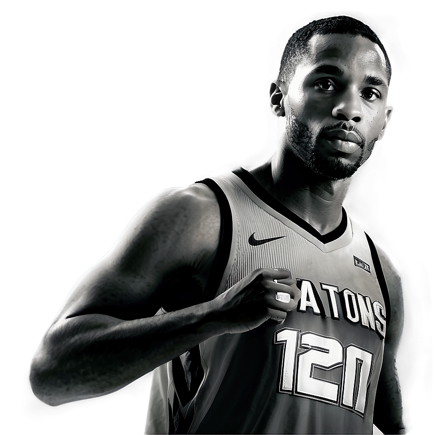 Nba Players In Black And White Png 96 PNG Image