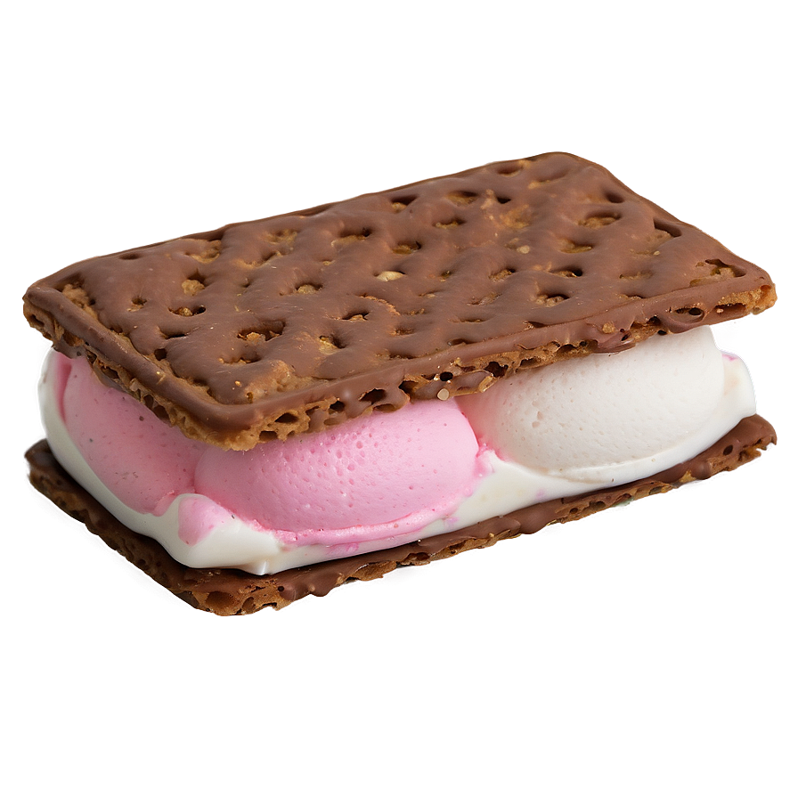 Neapolitan Ice Cream Sandwich Classic Png Pmk55 PNG Image