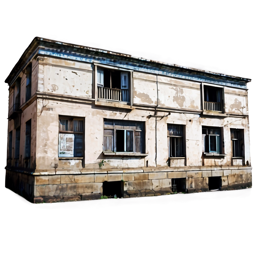 Neglected Building Exterior Png Nbp89 PNG Image