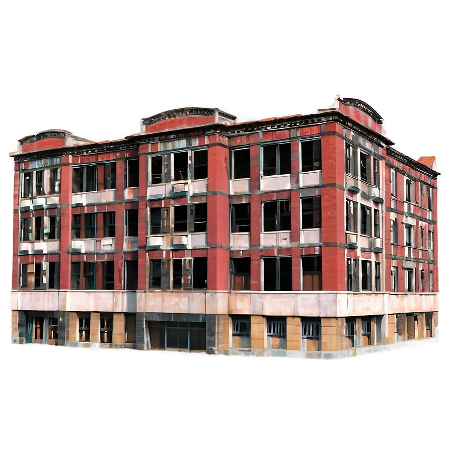 Neglected Building Exterior Png Npc50 PNG Image