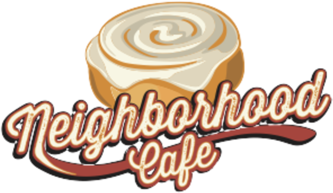 Neighborhood Cafe Logo PNG Image