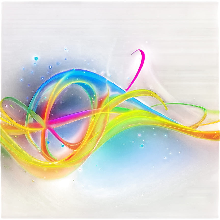 Neon Abstract Swirls Png 06202024 PNG Image