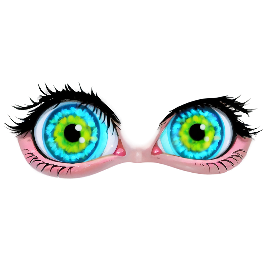 Neon Anime Eyes Png 59 PNG Image