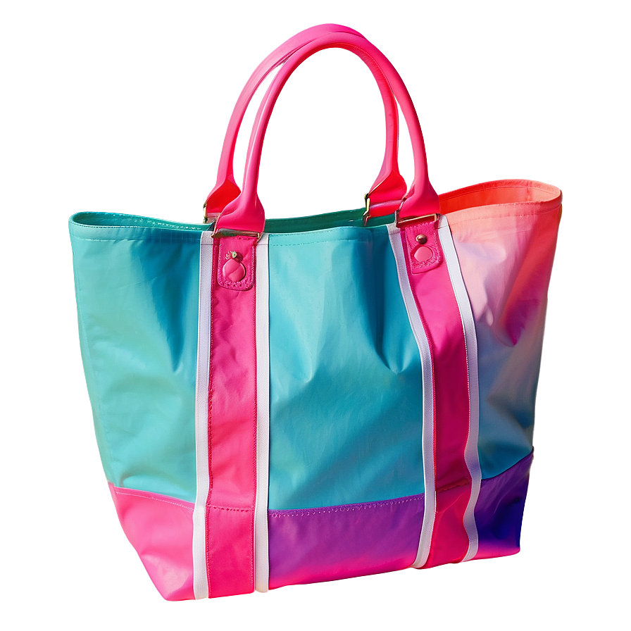 Neon Beach Bag Png Ubv PNG Image