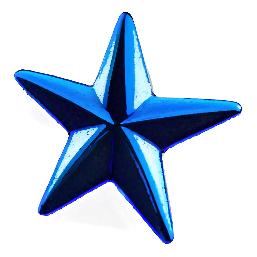 Neon Blue Stars Png 06252024 PNG Image