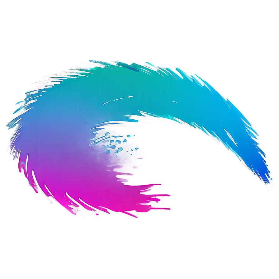 Neon Brush Stroke Png Xgj88 PNG Image