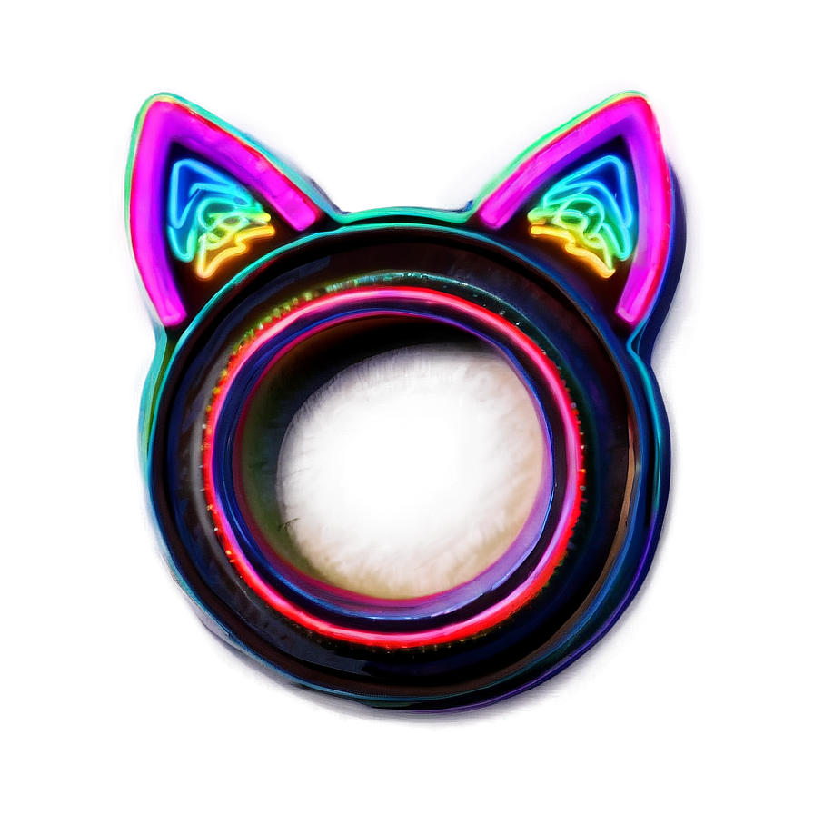 Neon Cat Ear Png 06212024 PNG Image