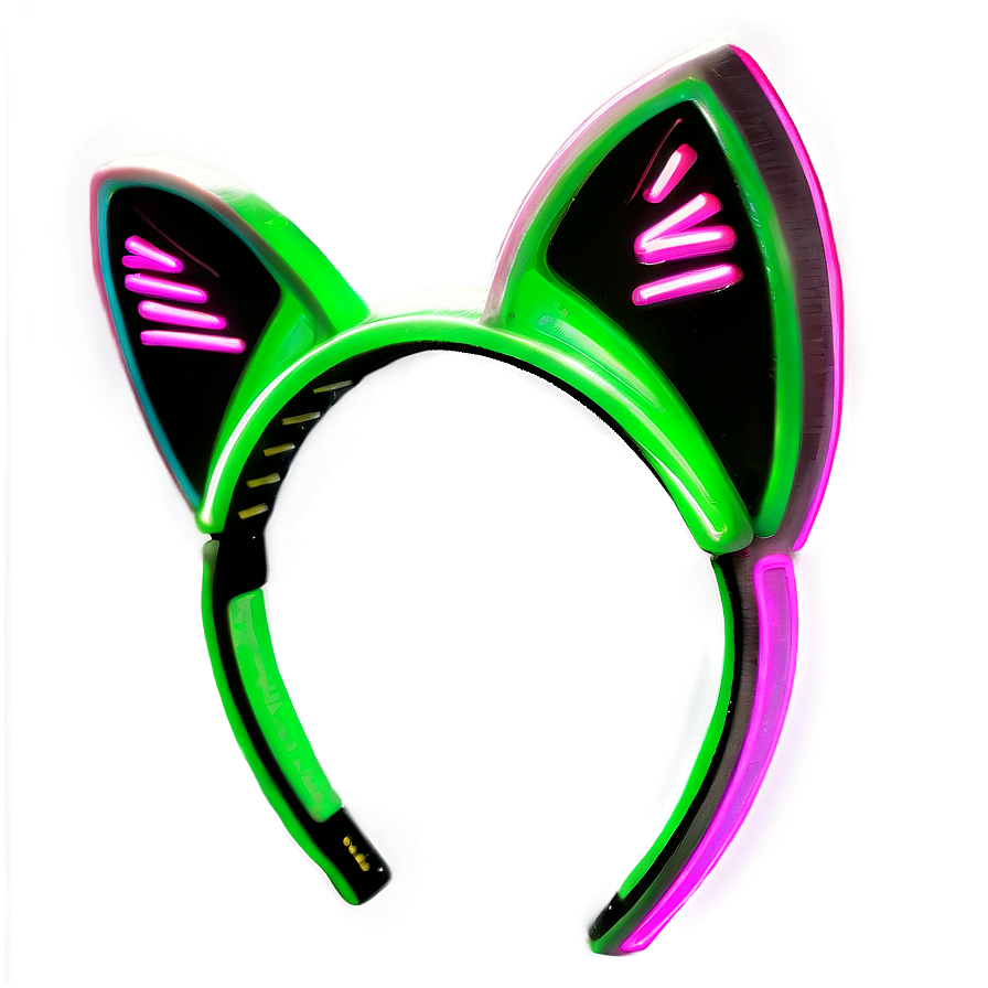 Neon Cat Ears Png 51 PNG Image