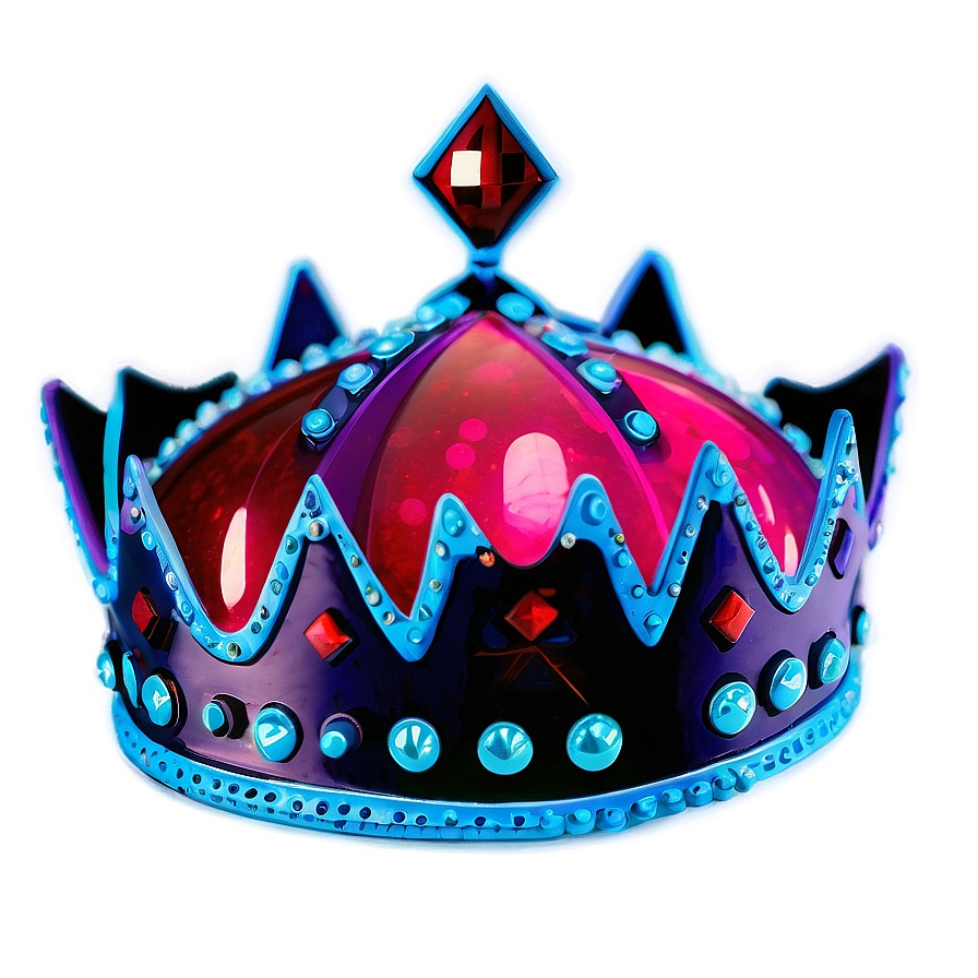 Neon Crown D PNG Image