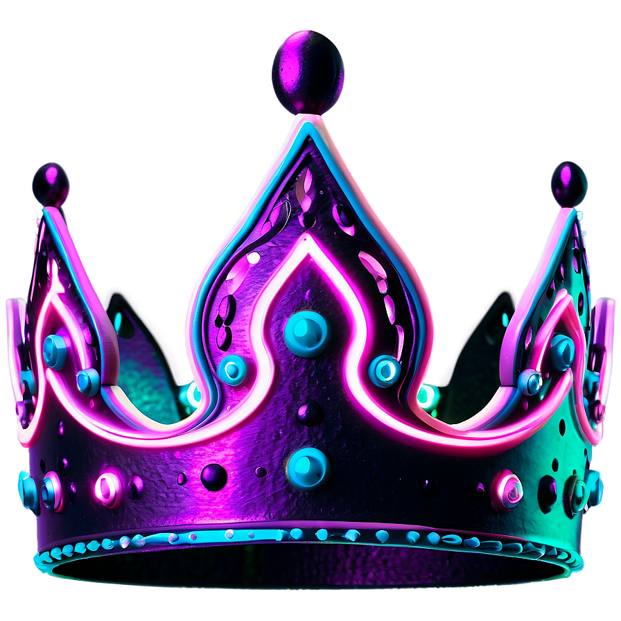 Neon Crown For Branding Png Csd PNG Image