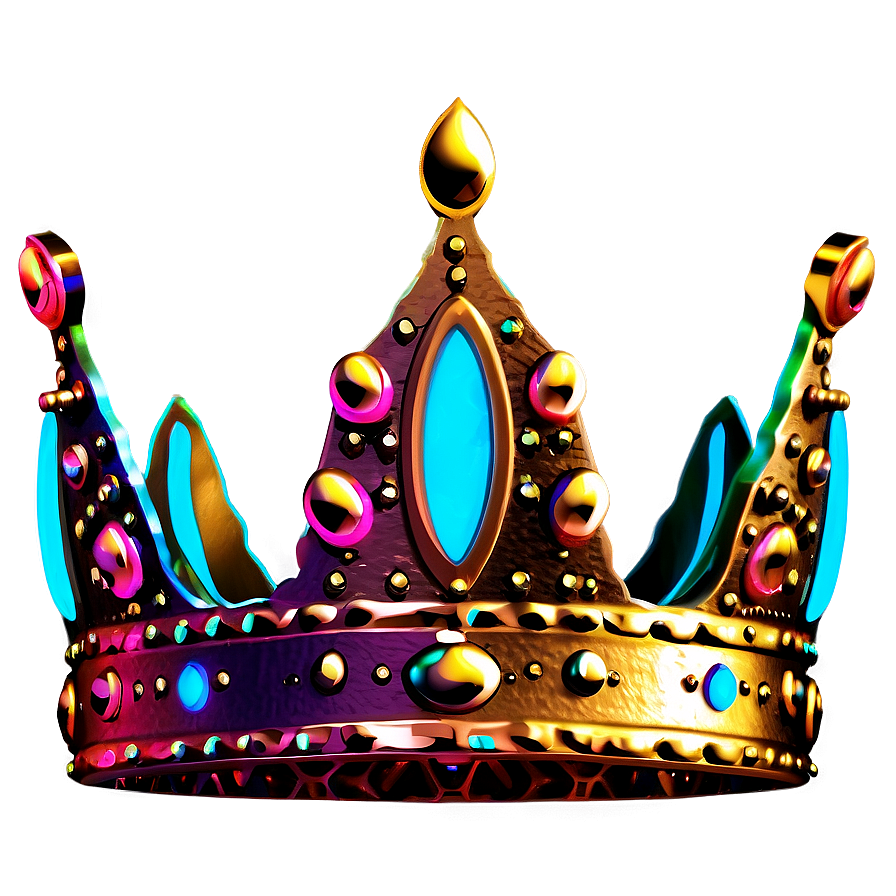 Neon Crown For Event Png Tsi15 PNG Image