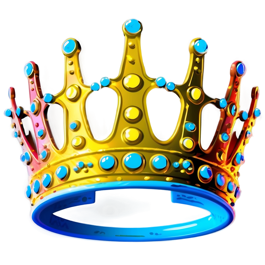 Neon Crown Vector Png 63 PNG Image