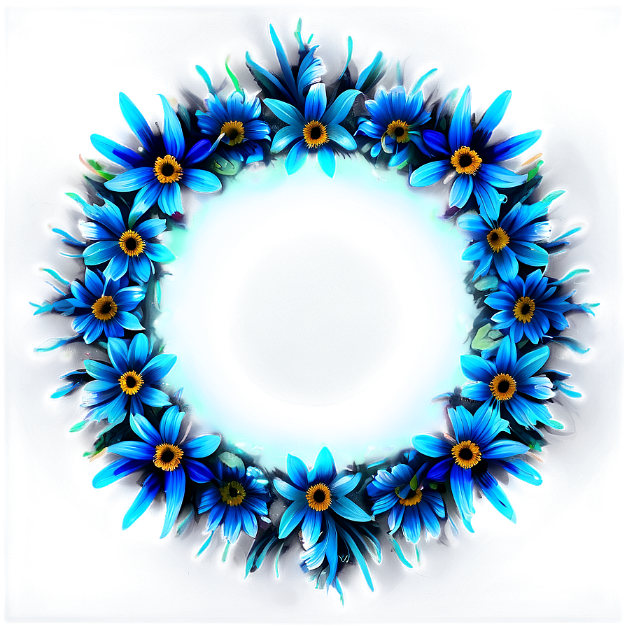 Neon Flower Circle Png 45 PNG Image