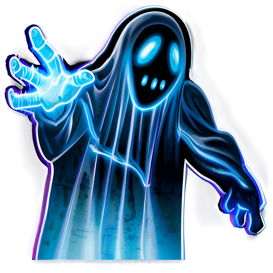 Neon Ghost Png 92 PNG Image