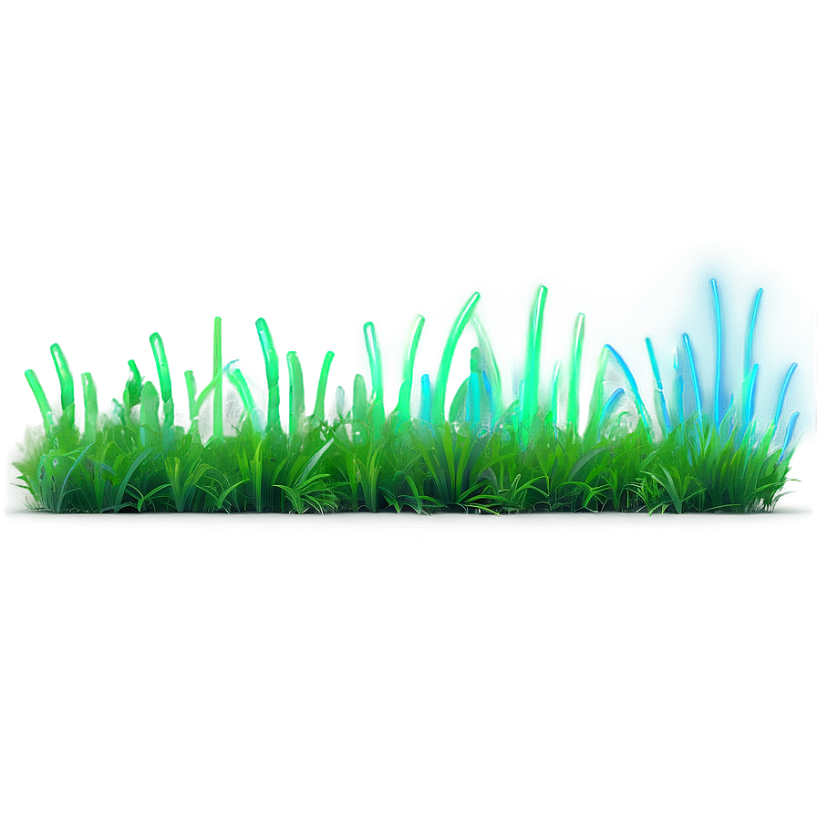 Neon Glow Grass Png 04292024 PNG Image