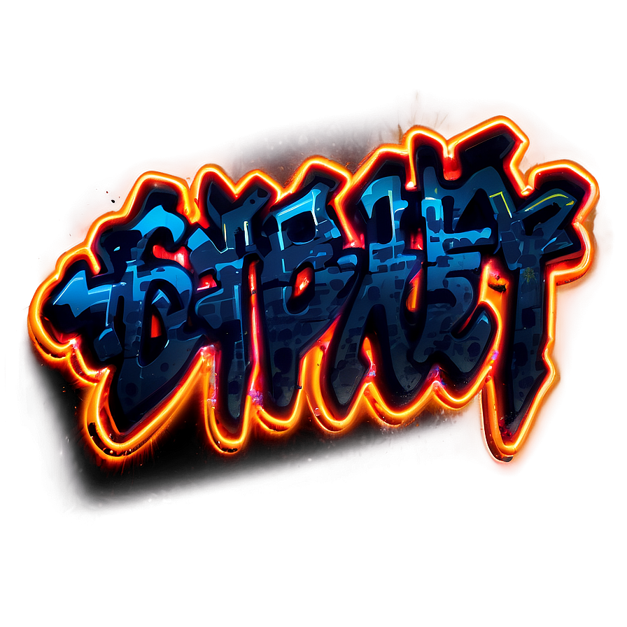 Neon Graffiti Png 11 PNG Image