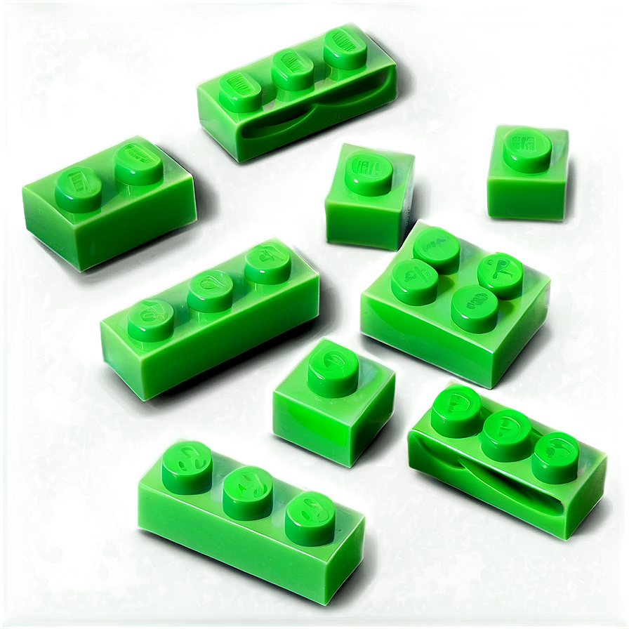 Neon Green Lego Brick Png 8 PNG Image