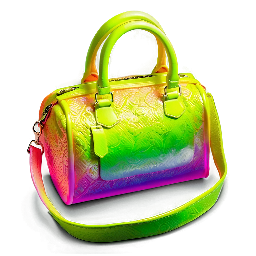 Neon Handbag Png 14 PNG Image