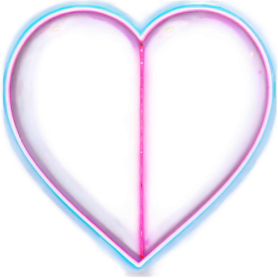 Neon Heart Clipart Png 21 PNG Image