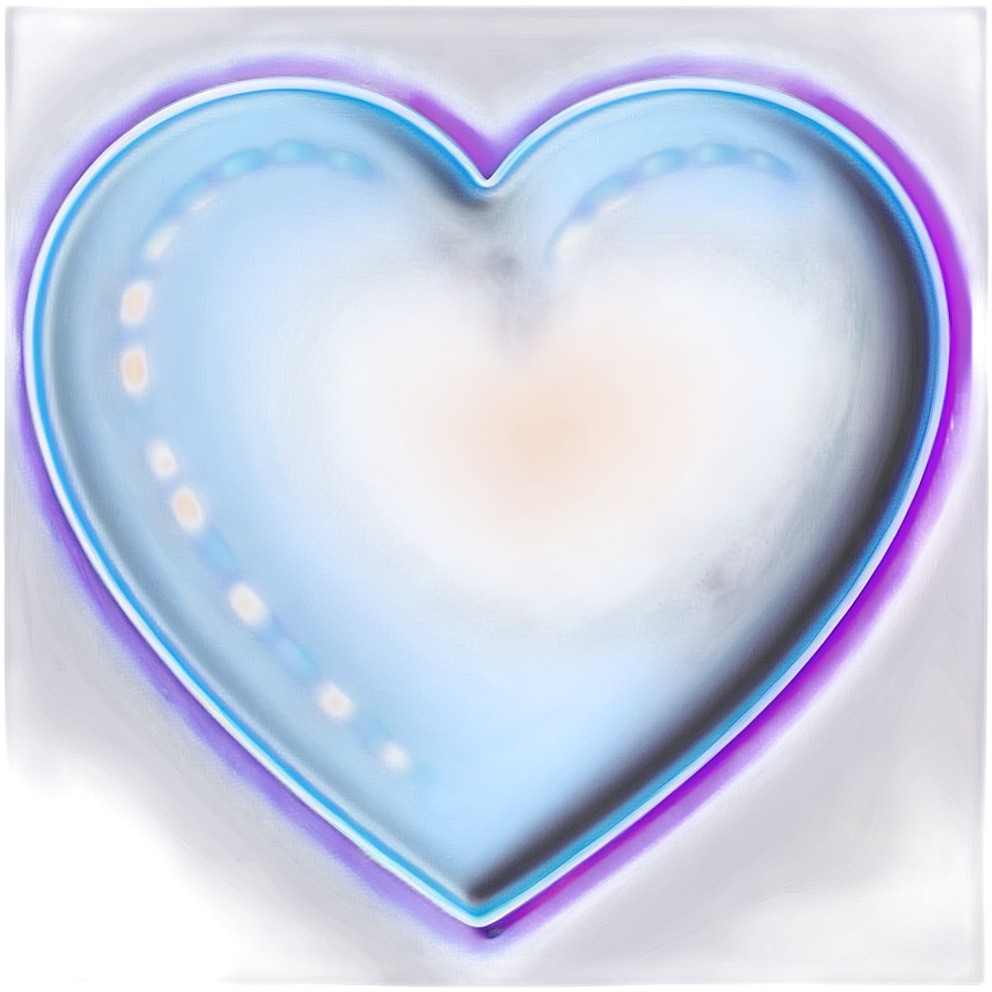 Neon Heart Emoji Png Ljg85 PNG Image