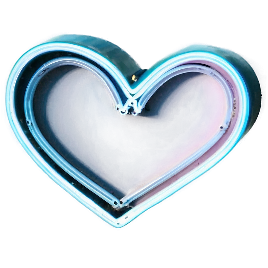 Neon Heart Light Sign Png 29 PNG Image