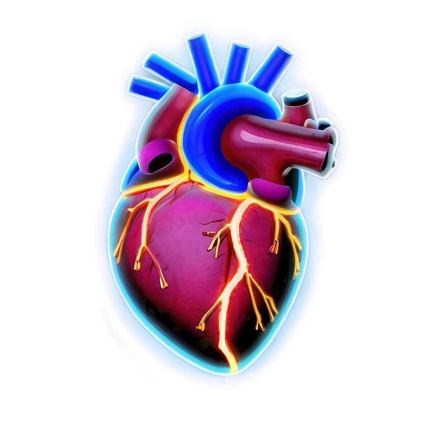 Neon Heart Symbol Png 06122024 PNG Image