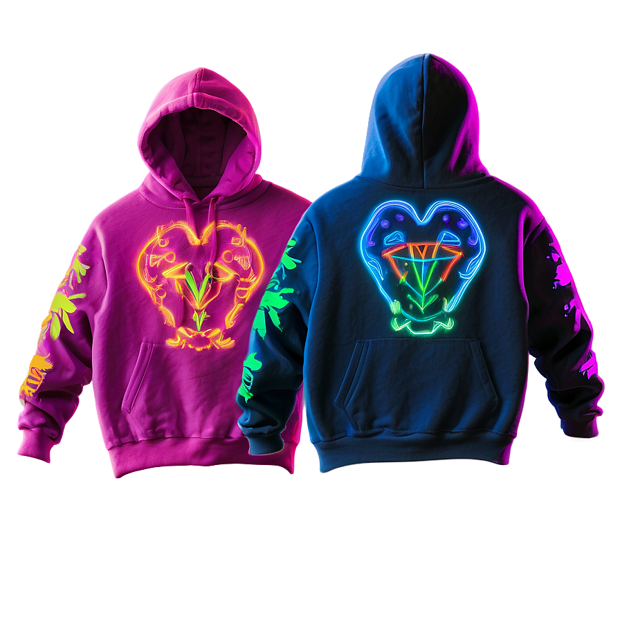 Neon Hoodie Png Ixj PNG Image