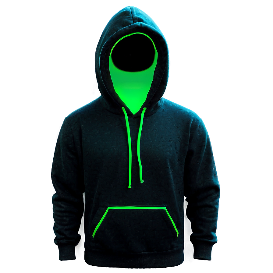 Neon Hoodie Strings Png Jjh16 PNG Image