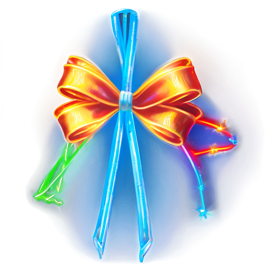 Neon Light Bow Png 05042024 PNG Image