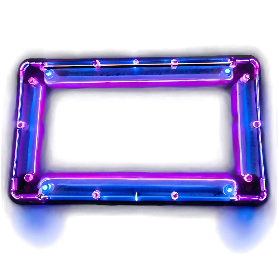 Neon Light Photo Border Png Koh20 PNG Image