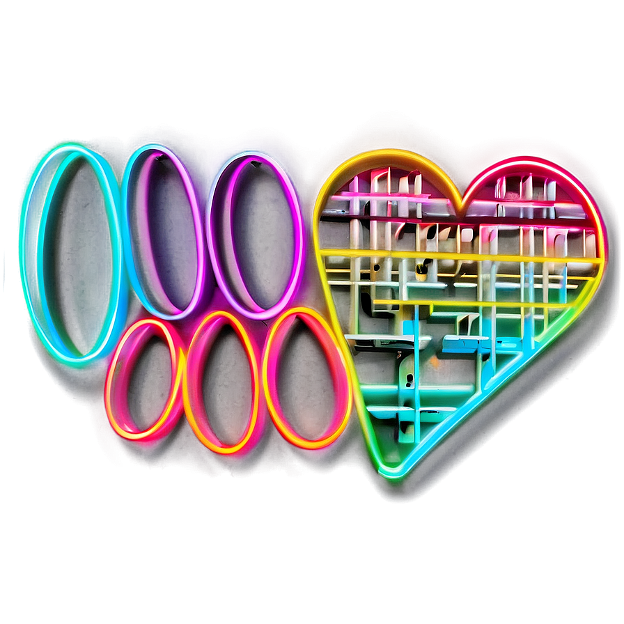 Neon Love Quotes Png Bfp PNG Image