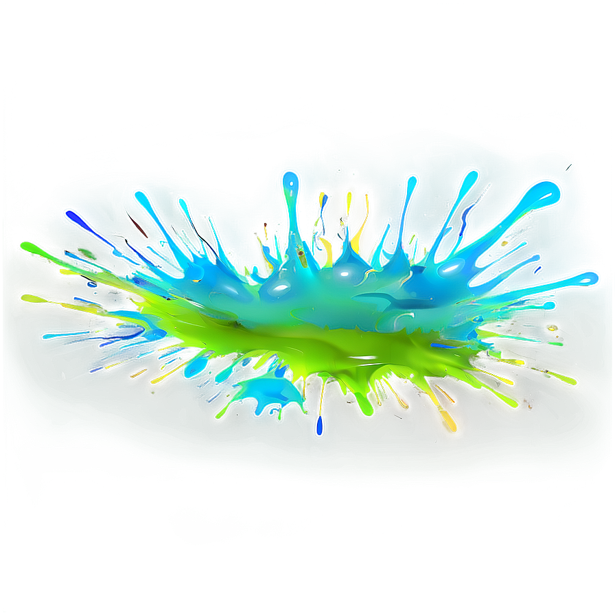 Neon Paint Splash Png Exj6 PNG Image