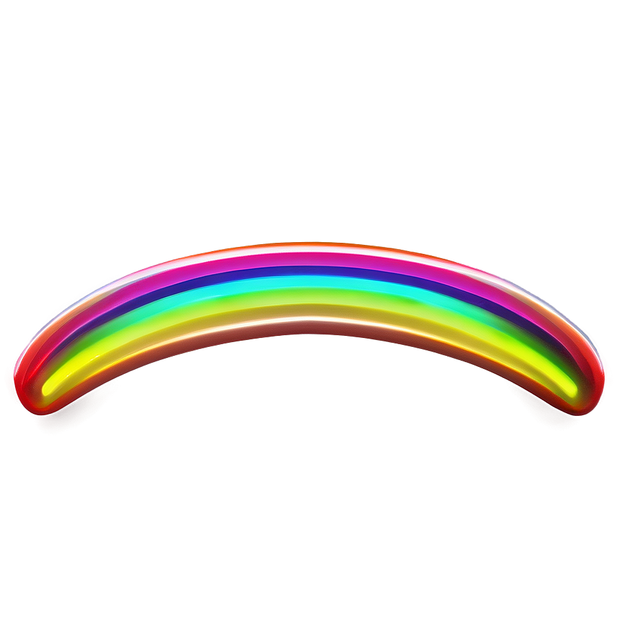 Neon Rainbow Glow Png Owe43 PNG Image