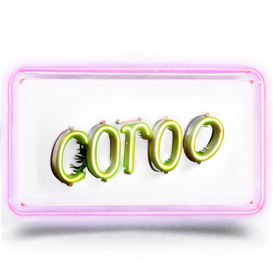 Neon Rectangle Ambiance Png 1 PNG Image