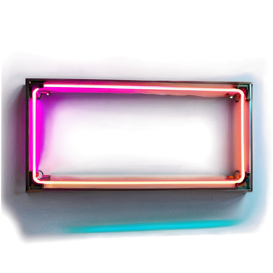 Neon Rectangle Ambiance Png 75 PNG Image