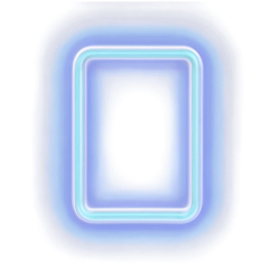 Neon Rectangle Highlight Png Pyr22 PNG Image