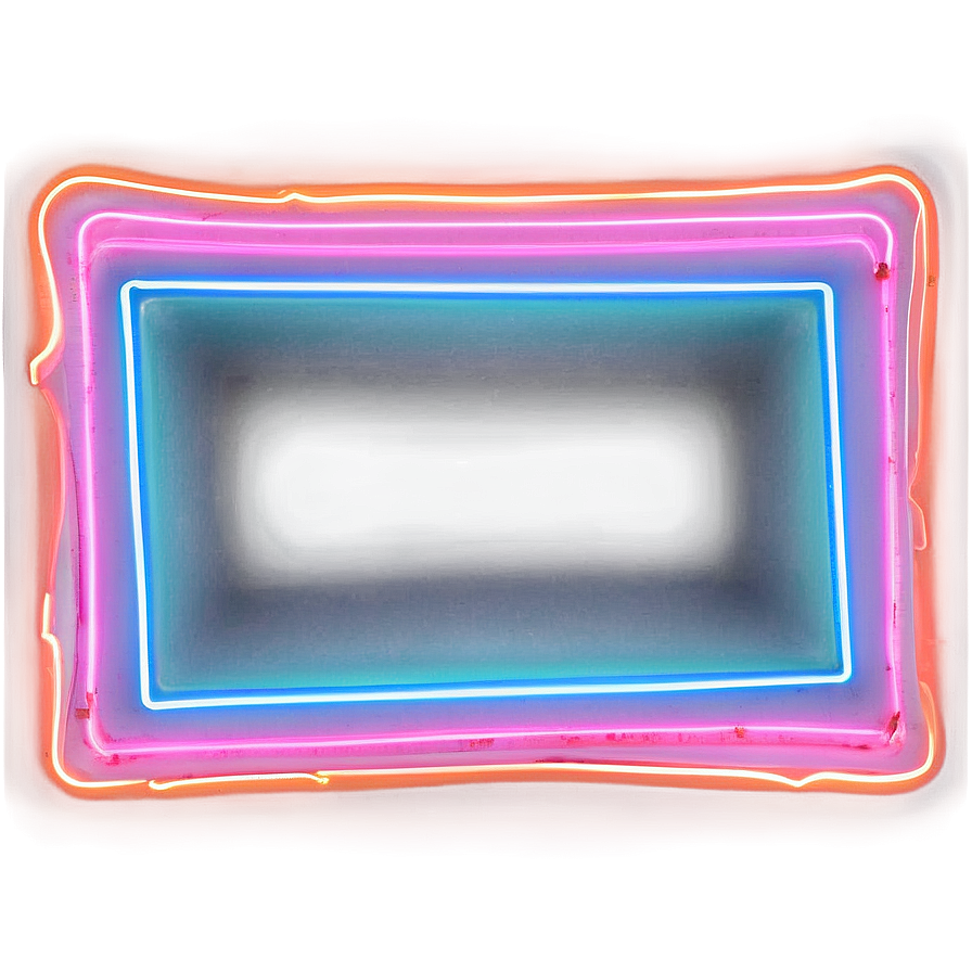 Neon Rectangle Illustration Png 57 PNG Image